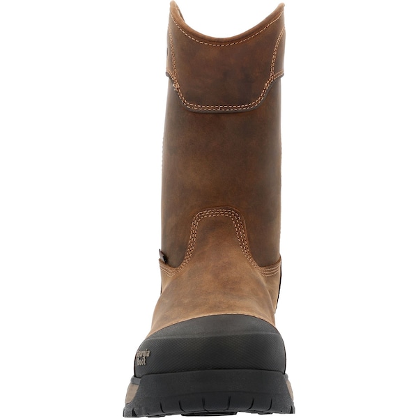 Georgia DuraBlend Edge, Men's 10 in Alloy Toe Toe Work Boot, Brown, 9.5, M, GB00664 - GB00664