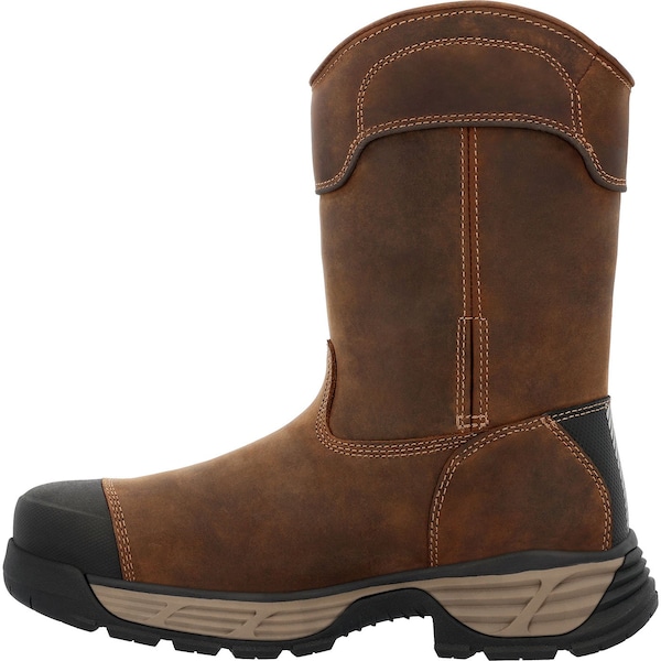 Georgia DuraBlend Edge, Men's 10 in Alloy Toe Toe Work Boot, Brown, 9.5, M, GB00664 - GB00664