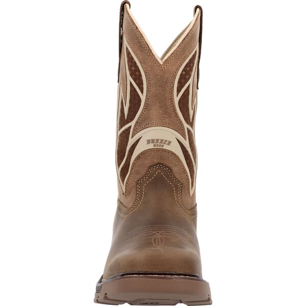 Georgia Carbo-Tec FLX, Men's Work Boot, 10.5 M, Leather, 11 in Height, Brown Tan - GB00711