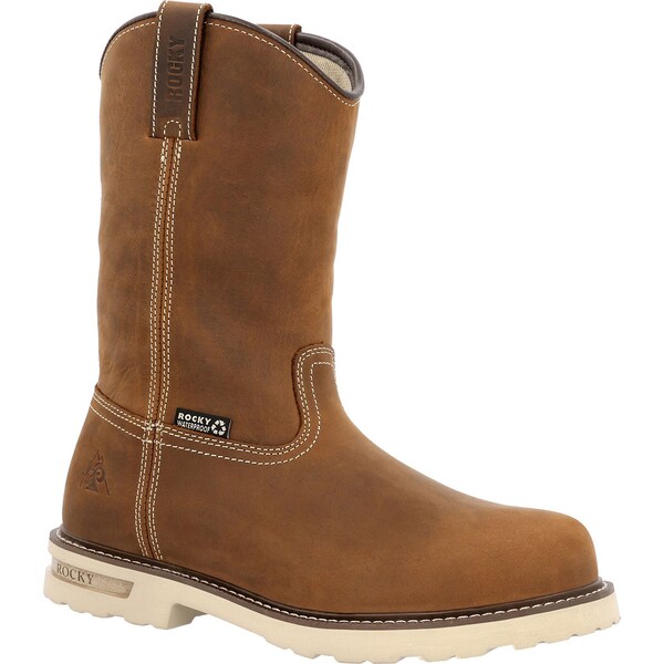 Rocky GRINDSTONE XTR, Men's 6 in Nano Composite Toe Toe Work Boot, Crazy Horse, 12, W, RKK0492 - RKK0492
