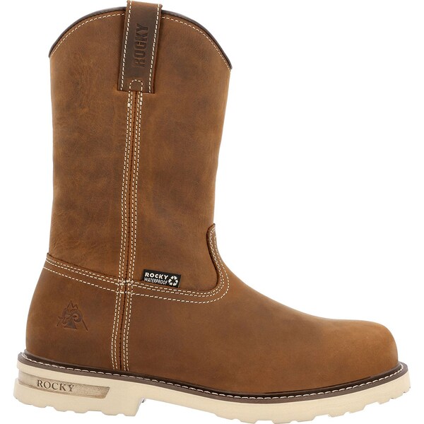 Rocky GRINDSTONE XTR, Men's 6 in Nano Composite Toe Toe Work Boot, Crazy Horse, 12, W, RKK0492 - RKK0492