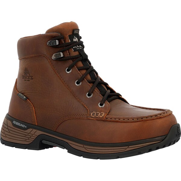 Rocky TreadFlex, Men's 6 in Nano Composite Toe Toe Work Boot, Crazy Horse, 8.5, M, RKK0467 - RKK0467