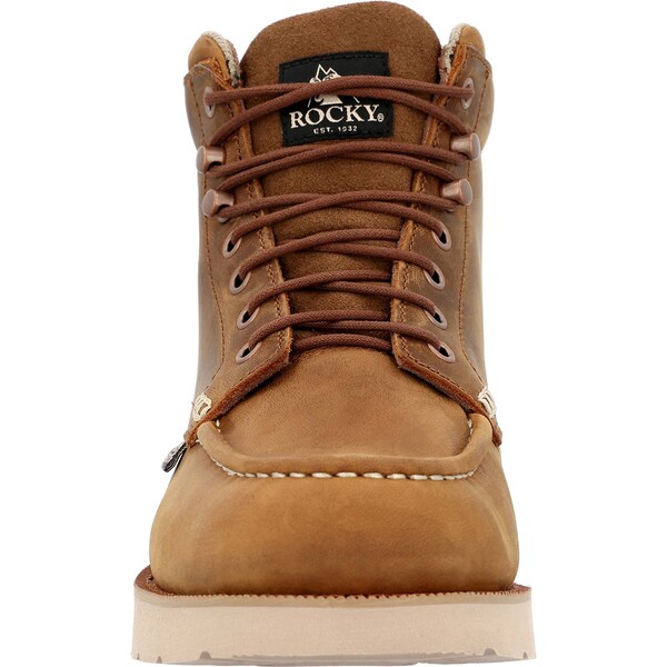 Rocky ROCKY MONOCREPE WEDGE, Men's Work Boot, 10 W, 6 in Height, Crazy Horse - RKK0470
