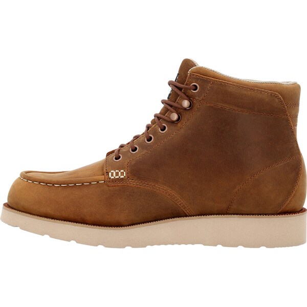 Rocky ROCKY MONOCREPE WEDGE, Men's Work Boot, 10 W, 6 in Height, Crazy Horse - RKK0470