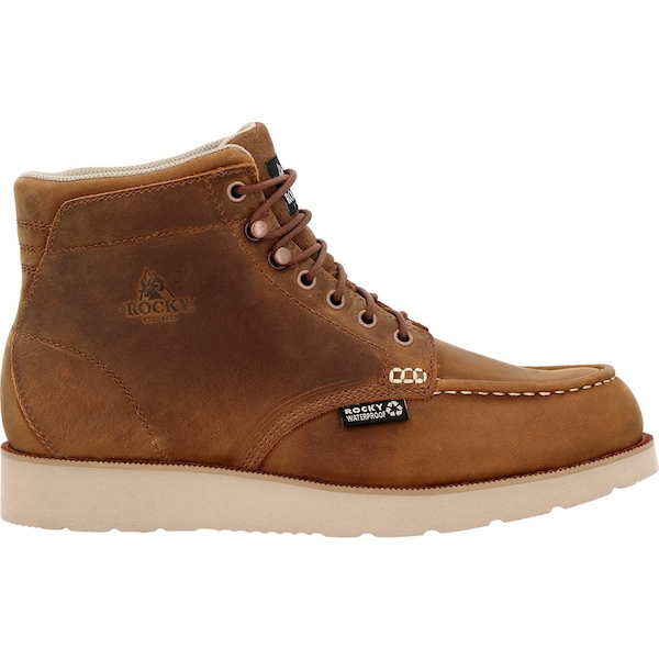 Rocky ROCKY MONOCREPE WEDGE, Men's Work Boot, 10 W, 6 in Height, Crazy Horse - RKK0470