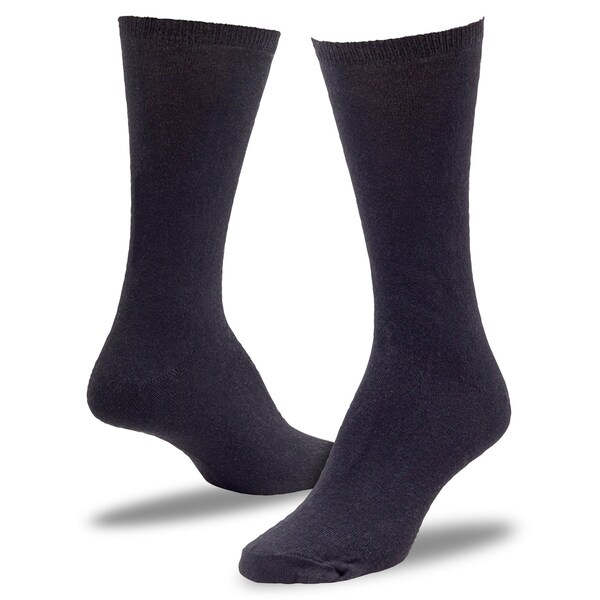 Railroad Sock Women's Dress Crew Socks, Size 5-10, Black/Grey/Navy/Print, 2PK - 643