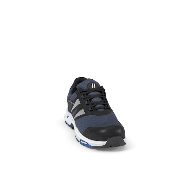 Gaston Mille Men's 3 in Fiberglass Toe Athletic Work Shoe, Blue, 8, W, SNBM3-8 - SNBM3-8