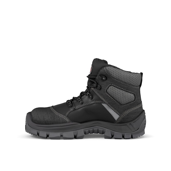 Gaston Mille Men's 6 in Fiberglass Toe Work Boot, Black, 6, W, PHNO3-6 - PHNO3-6