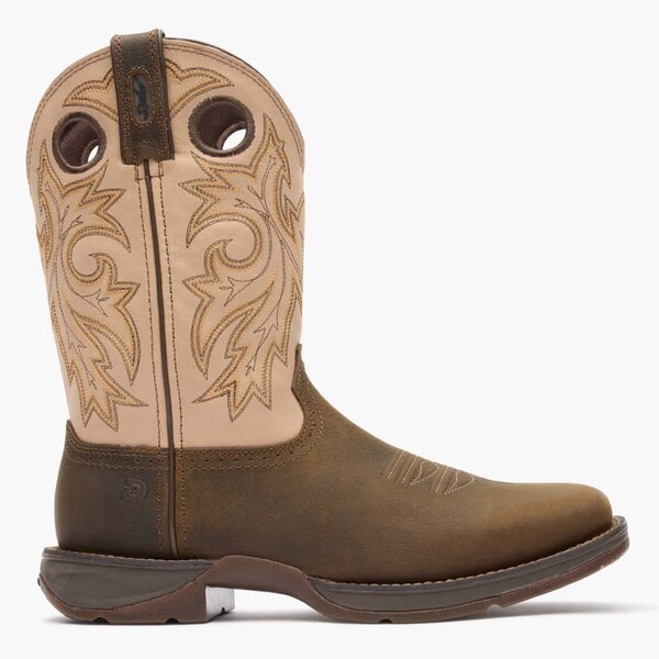 Durango Men's Western Boot, 6.5 W, Leather, 11 in H, Coffee and Bone - DDB0498