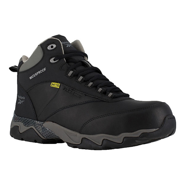 Reebok RB167, Women's 6 in Composite Toe Athletic High-Top Work Boot, Black, 8, W, RB167 - RB167