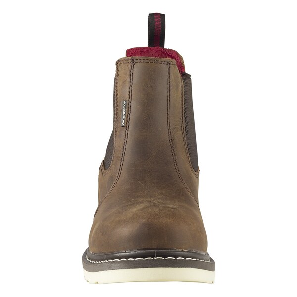 Avenger Safety Footwear Men Soft Toe WEDGE ROMEO SOFT TOE PR, MENS PR, Brown, 10, Wide - A7510-10W