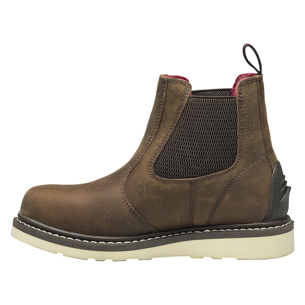 Avenger Safety Footwear Men Soft Toe WEDGE ROMEO SOFT TOE PR, MENS PR, Brown, 10, Wide - A7510-10W