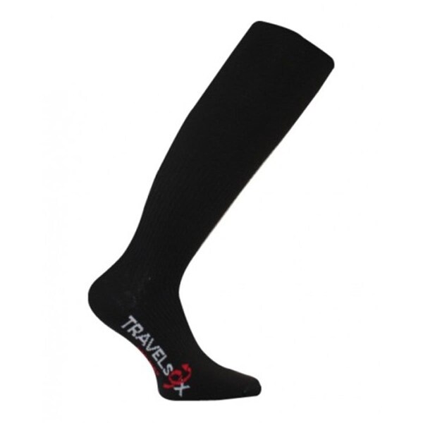Travelsox TSC 1000 H Patented Graduated Compression OTC Socks, Black - Small - TR459744