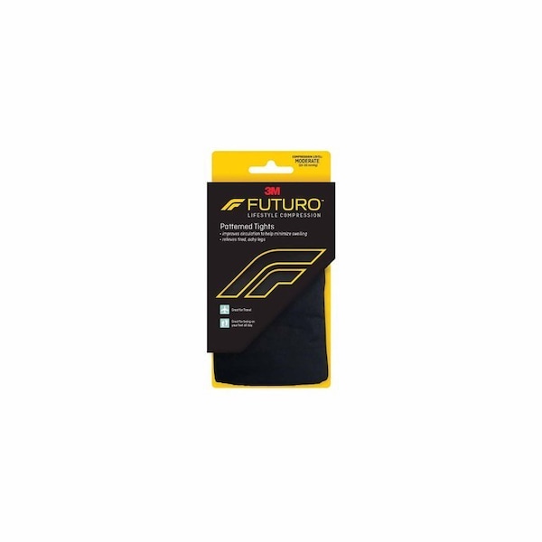 Futuro Compression Pantyhose Waist High Medium Black Closed Toe, 12PK - 71072EN