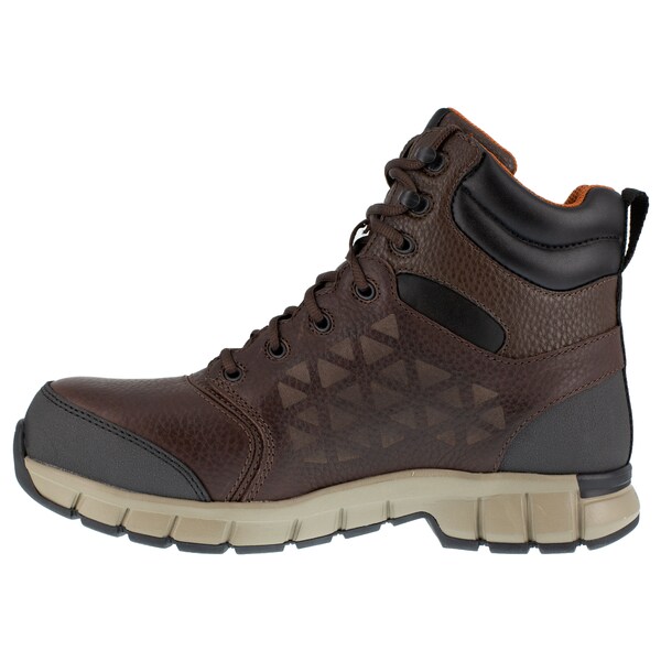 Reebok Men's 3 in Composite Toe Athletic High-Top Shoe, Brown, 9, W, RB4608 - RB4608-9W