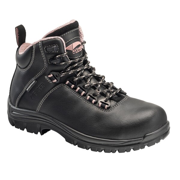 Avenger Safety Footwear Women's Composite Toe BREAKER CT, WOMENS PR, Black, 6.5, Medium, A7287 - A7287-6.5M