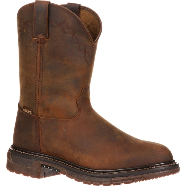 Rocky Original Ride, Men's Western Roper Boot, 11 M, Leather, 10 in Height, Trail Brown - FQ0001108