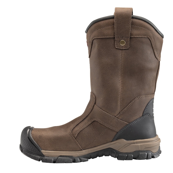 Avenger Safety Footwear Men Aluminum Toe RIPSAW WELLINGTON AT, MENS PR, Brown, 11, Medium - A7830-11M