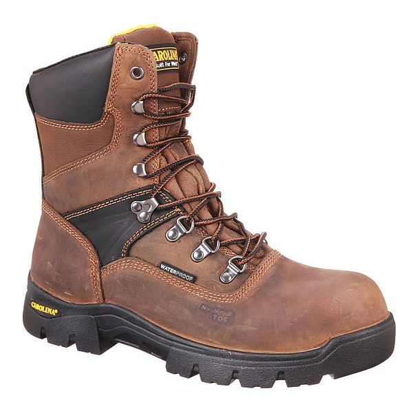 Carolina Shoe Men's 8 in Composite Toe 8-Inch Work Boot, Brown, 9 1/2, EE, CA5589 - CA5589