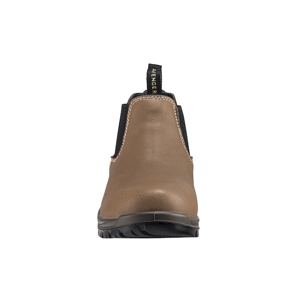 Avenger Safety Footwear Women's Composite Toe Slip-On Work Boot, Brown, 7, Medium, A7120 - A7120-7M