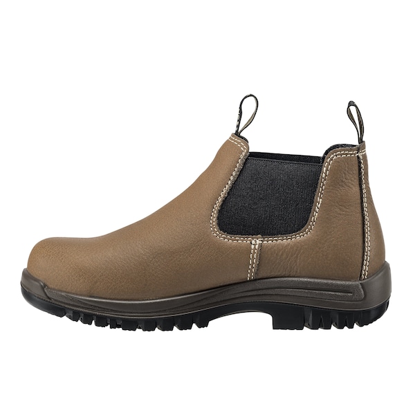 Avenger Safety Footwear Women's Composite Toe Slip-On Work Boot, Brown, 7, Medium, A7120 - A7120-7M