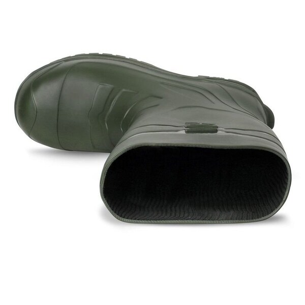 Shoes For Crews Unisex Sentry Tall Rubber Boots, Steel Toe, 14.5 in Height, Green, 10 - 72126