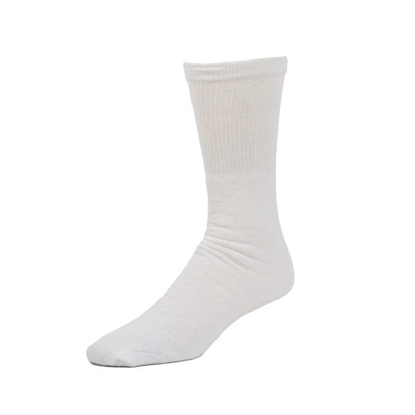 Railroad Sock Men's Tube Socks, Size 6-14 Pair M, White, 3PK - 6055.3