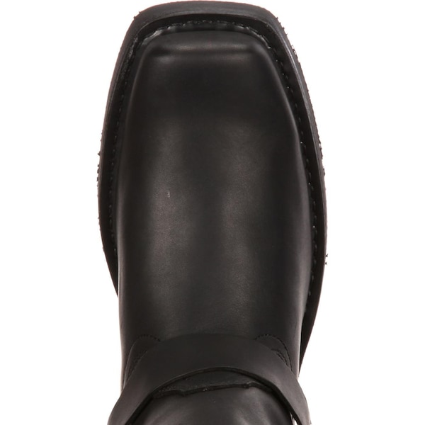 Durango Men's Harness Boot, 12 D, Leather, 11 in H, Oiled Black - DB510