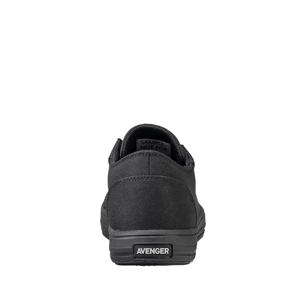 Avenger Safety Footwear Women's Aluminum Toe Low-Top Athletic Work Shoe, Black, Black, 10, Medium, A363 - A363-10M