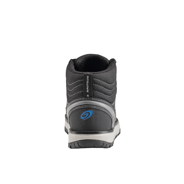 Nautilus Safety Footwear Men Aluminum Toe Size 8.5 URBAN AT, MENS PR, Black, Grey, 8.5, Wide - N1440-8.5W