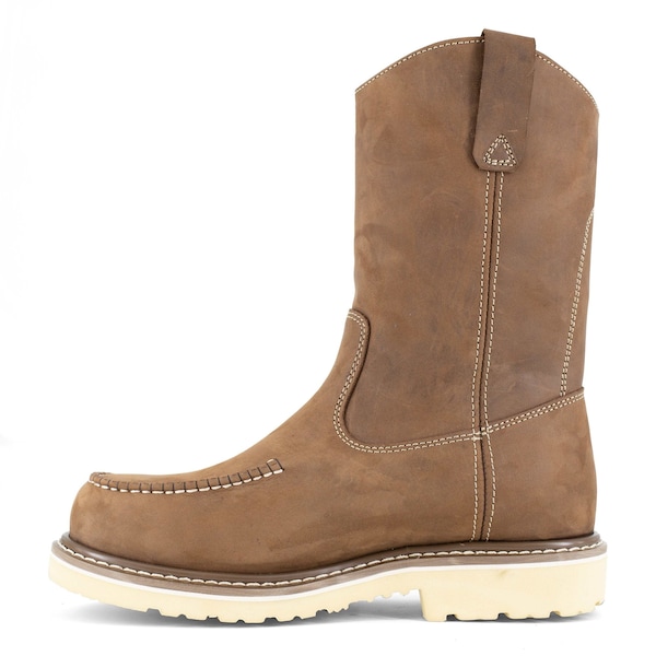 Iron Age 5 Mens Brown Comp Toe 11 in Moc Toe Wat, Brown, 8.5M, 12 - IA5093