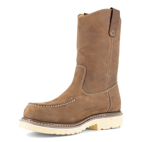 Iron Age 5 Mens Brown Comp Toe 11 in Moc Toe Wat, Brown, 8.5M, 12 - IA5093