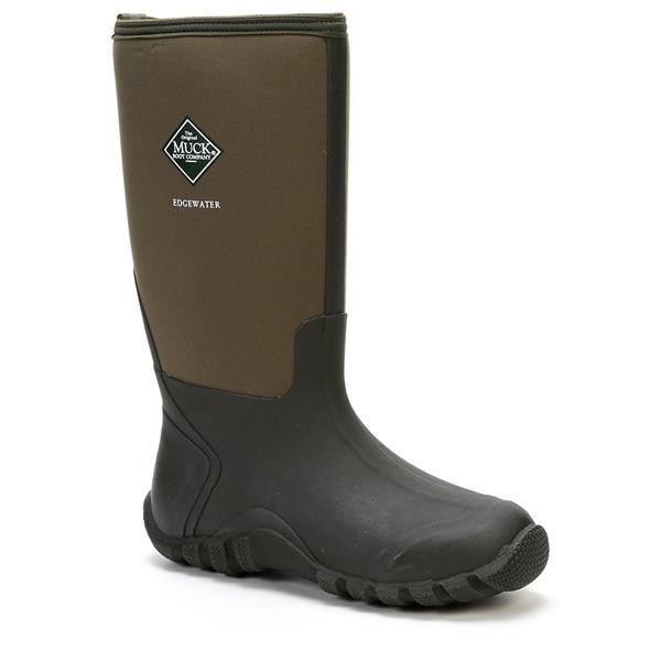 Muck Boot Co Men's Edgewater II Edgewater II, Moss, 8, PR, Plain Toe, 15 in Height, Green, 8 - EWH-333T-MS-080