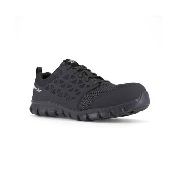 Reebok Sublite Cushion Work, Men's Composite Toe Athletic Shoe, Gray, 7, W, RB4038 - RB4038