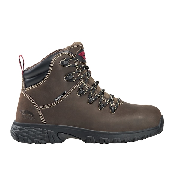 Avenger Safety Footwear Women's Aluminum Toe FLIGHT AT, WOMENS PR, Brown, 9.5, Wide, A7470 - A7470-9.5W