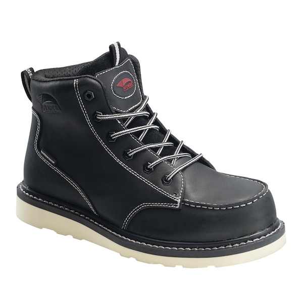 Avenger Safety Footwear Men Carbon Nano-Fiber Toe WEDGE CN PR, MENS PR, Black, 9, Medium - A7508-9M