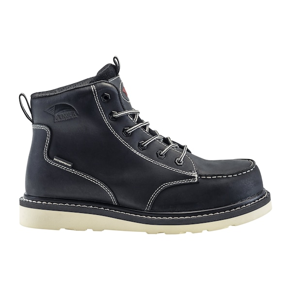 Avenger Safety Footwear Men Carbon Nano-Fiber Toe WEDGE CN PR, MENS PR, Black, 9, Medium - A7508-9M