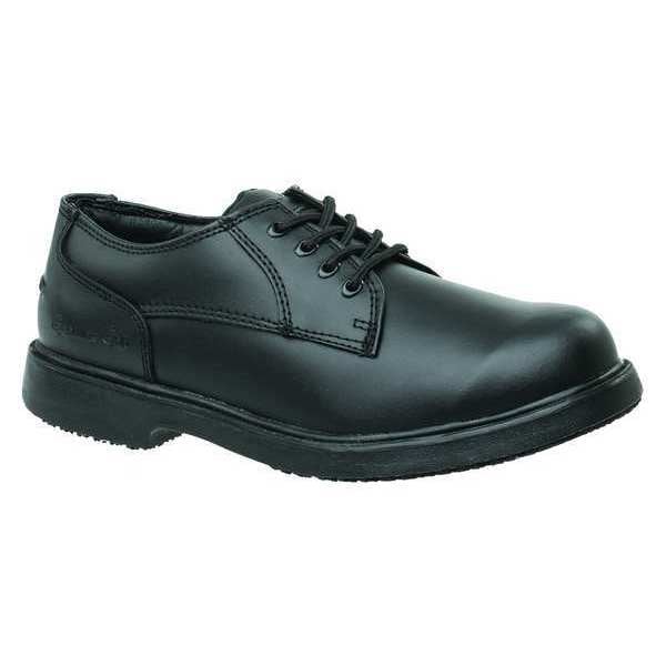 Genuine Grip 7100, Men's Oxford Shoe, 15 Medium, Leather, 4 in Height, Black - 7100-15M