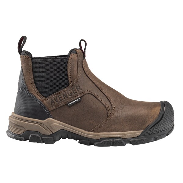 Avenger Safety Footwear Men's Aluminum Toe RIPSAW ROMEO AT, MENS PR, Brown, 10.5, Medium, A7340 - A7340-10.5M