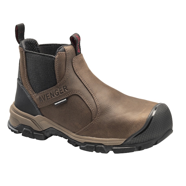 Avenger Safety Footwear Men's Aluminum Toe RIPSAW ROMEO AT, MENS PR, Brown, 10.5, Medium, A7340 - A7340-10.5M