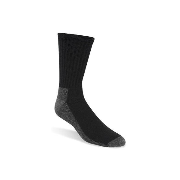 Wigwam Mills 3PK LG BLK Work Sock - S1221-052-LG