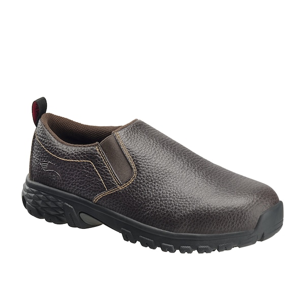 Avenger Safety Footwear Men's Aluminum Toe Slip-On Work Boot, Brown, 13, Wide, A7000 - A7000-13W