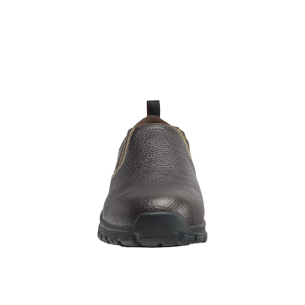 Avenger Safety Footwear Men's Aluminum Toe Slip-On Work Boot, Brown, 13, Wide, A7000 - A7000-13W