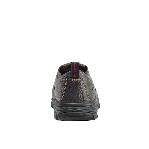 Avenger Safety Footwear Men's Aluminum Toe Slip-On Work Boot, Brown, 13, Wide, A7000 - A7000-13W