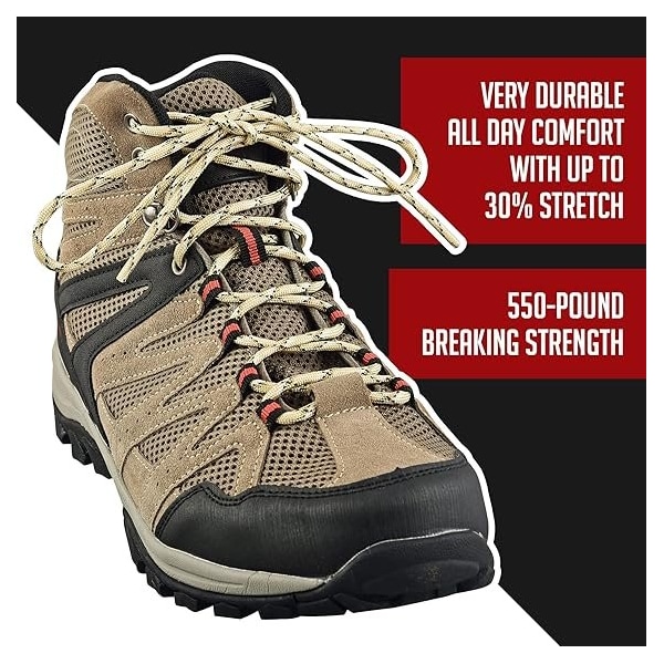 Ironlace Paracrd 550 Shoelace, 72", Desert Camo, PR1 - 550-72-08