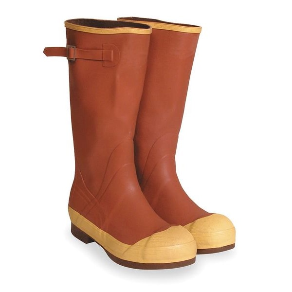 Zoro Select Men's Talon Trax Tall Rubber Boots, Steel Toe, 16" Height, Brick Red, 8 (Formerly Talon Trax) - 4T288
