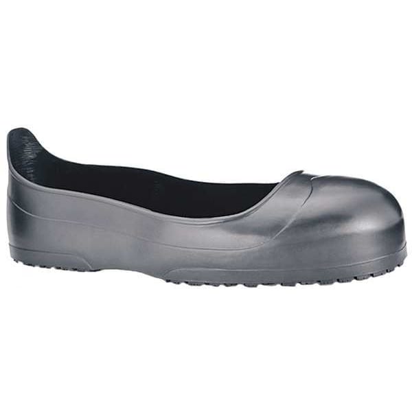 Shoes For Crews Overboots, Plain Toe, Rubber, 2 in Height, Pull On Closure, SFC-2 Sole, Black, 3XL - 54