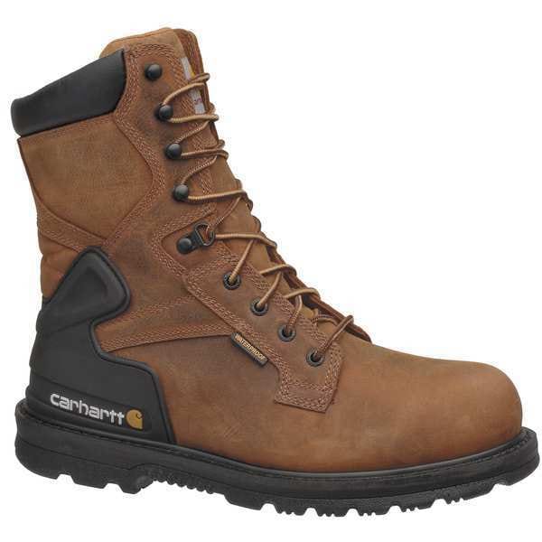 Carhartt Men's 8-Inch Work Boot, 11 W, Steel Toe, 8 in H, Brown, CMW8200 - CMW8200 11W