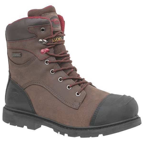 Avenger Safety Footwear A7573, Men's 8 in Composite Toe 8-Inch Work Boot, Brown, 8, Wide, A7573 - A7573