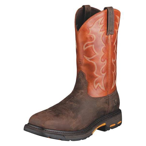 Ariat Men's Western Boot, 13 EE, Steel Toe, 11 in H, Brown, 10006961 - 10006961